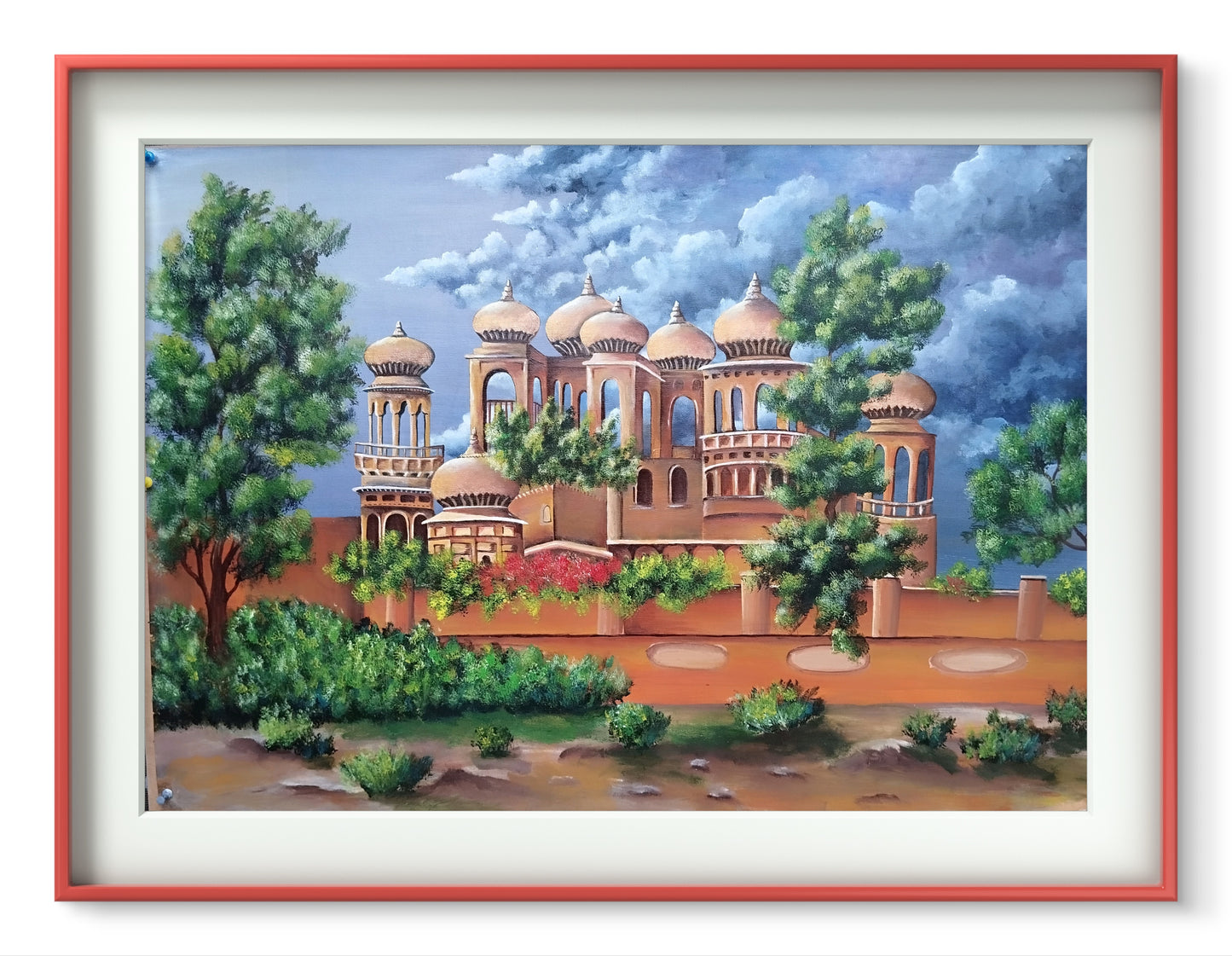 Hand Made high quality canvas painting by using vibrant acrylic paints