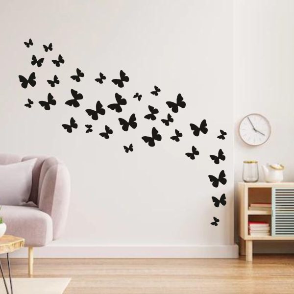 Wall Art 30 Butterfly Wooden, Decoration For Home